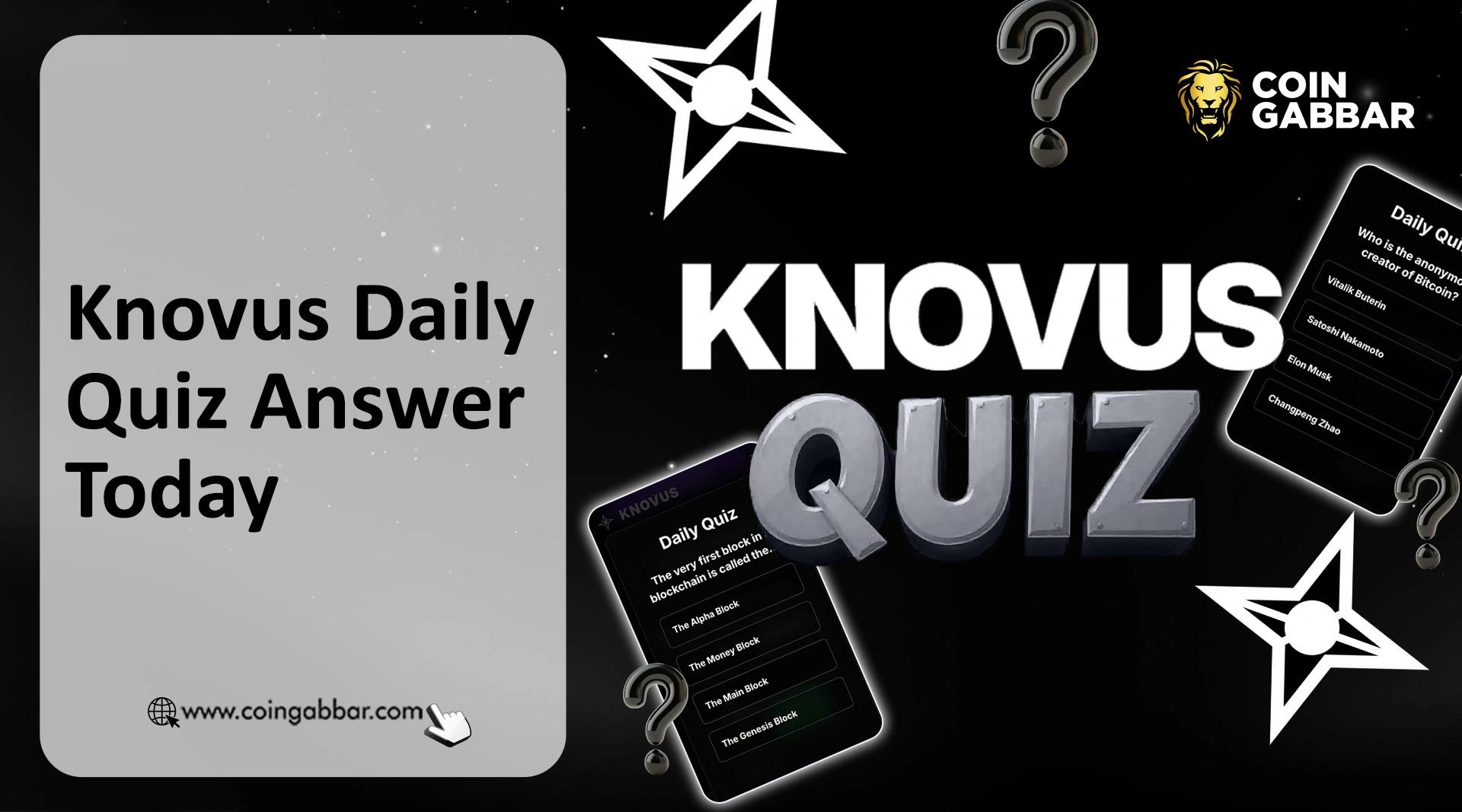 Knovus Daily Quiz Answers (November 30, 2025): Win KNOVUS Points!